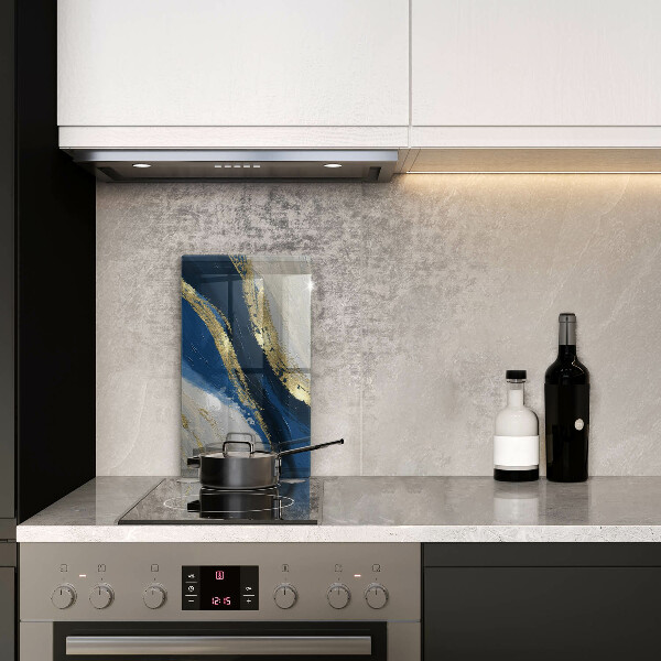 Glasskärbräda Textur med guld