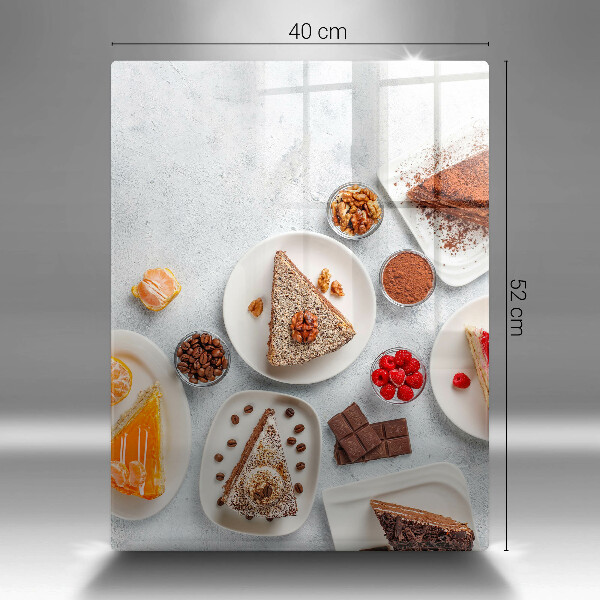 Glasskärbräda Söta kakor