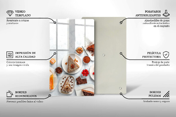 Glasskärbräda Söta kakor