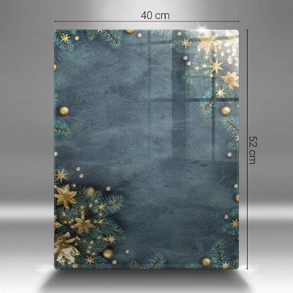 Glasskärbräda Juldekorationer