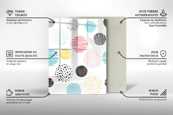 Glasskärbräda Sked illustration