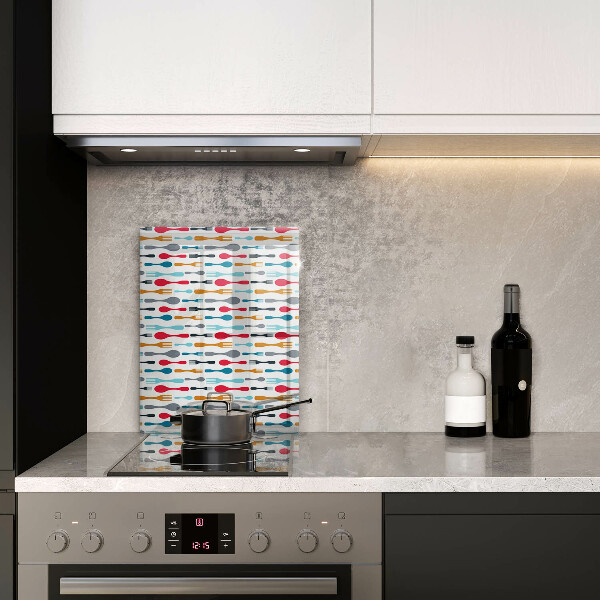 Glasskärbräda Sked illustration