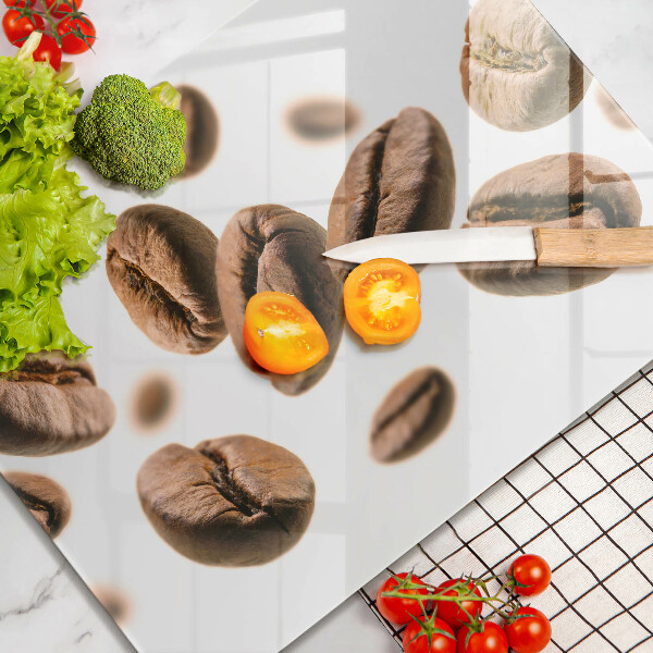 Glasskärbräda Kaffebönor