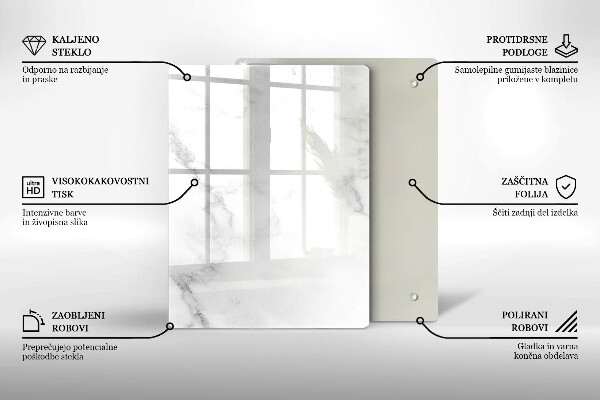 Glasskärbräda Kaffebönor