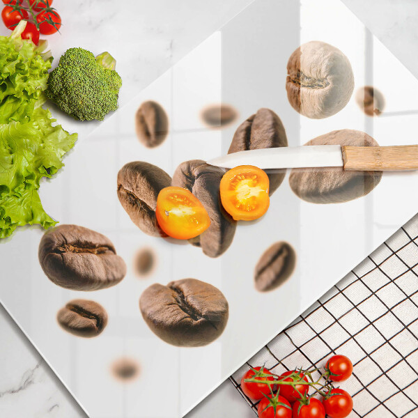 Glasskärbräda Kaffebönor