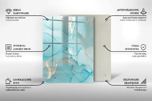 Glasskärbräda Påskdekorationer