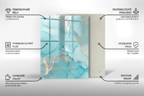 Glasskärbräda Påskdekorationer
