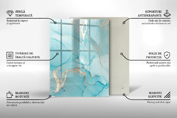 Glasskärbräda Påskdekorationer