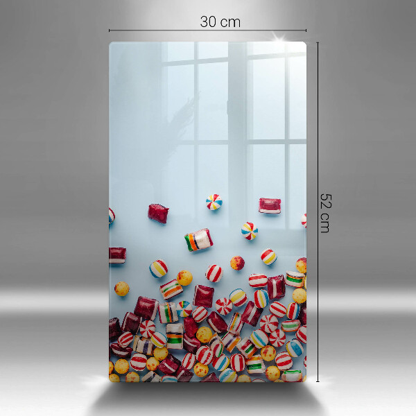 Glasskärbräda Färgglada godis