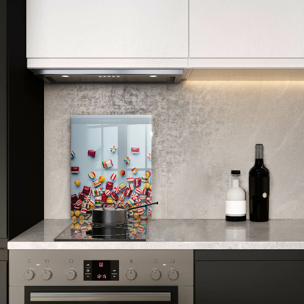 Glasskärbräda Färgglada godis