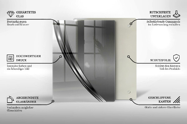 Glasskärbräda Färgglada frukter