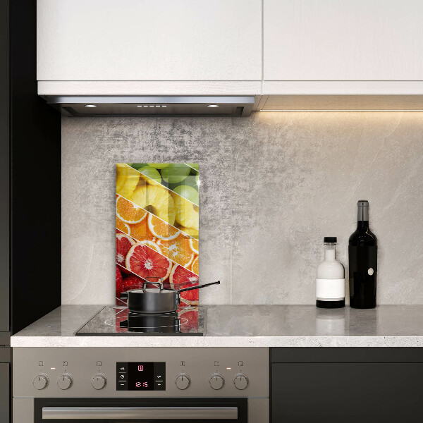 Glasskärbräda Färgglada frukter