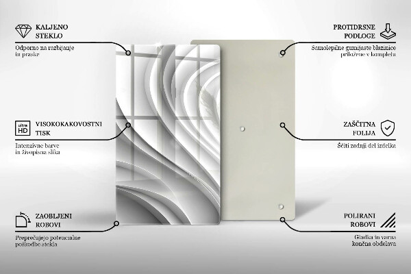 Glasskärbräda Geometriska linjer