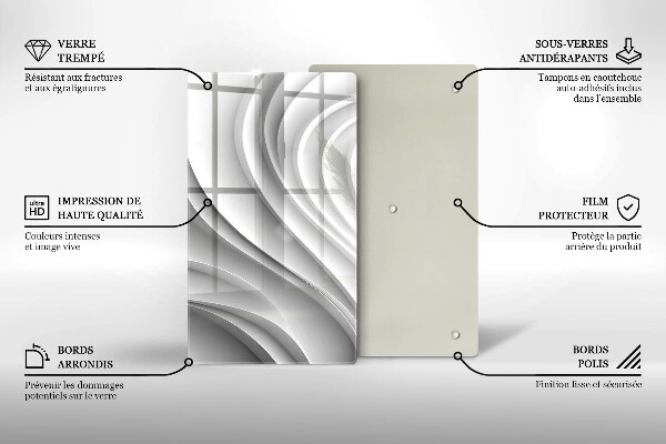 Glasskärbräda Geometriska linjer