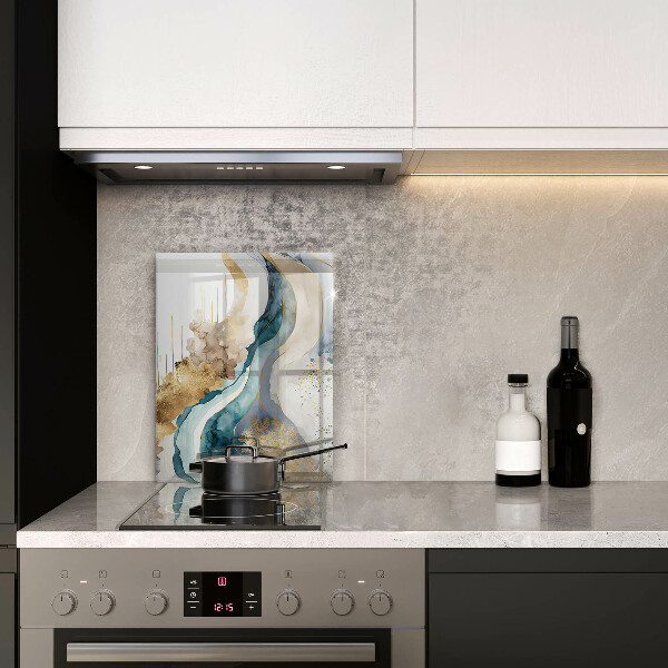 Glasskärbräda Färgad marmor