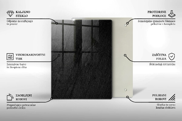 Glasskärbräda Tecknade citroner