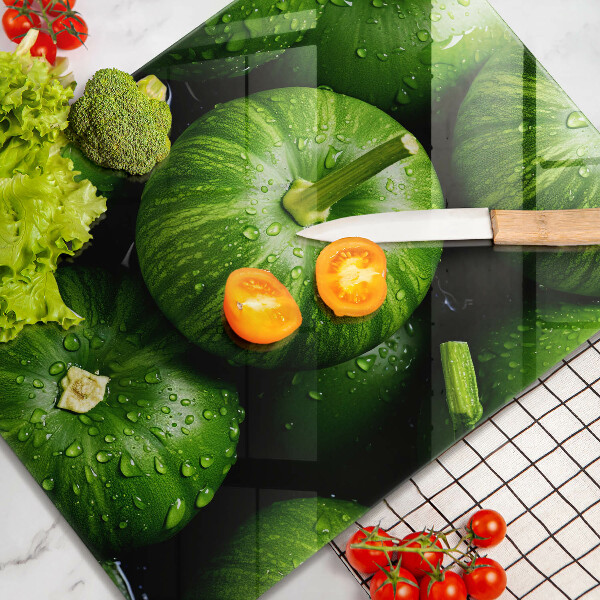 Glasskärbräda Gröna pumpor