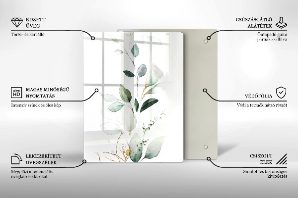 Glasskärbräda Gröna pumpor