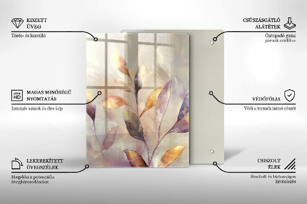 Glasskärbräda Grönsaker på bordet