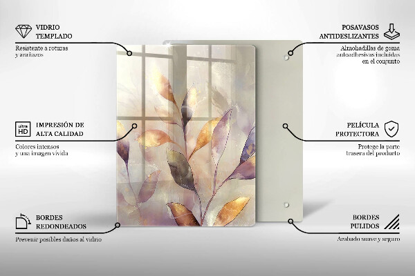 Glasskärbräda Grönsaker på bordet