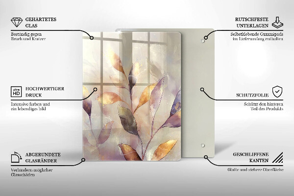 Glasskärbräda Grönsaker på bordet