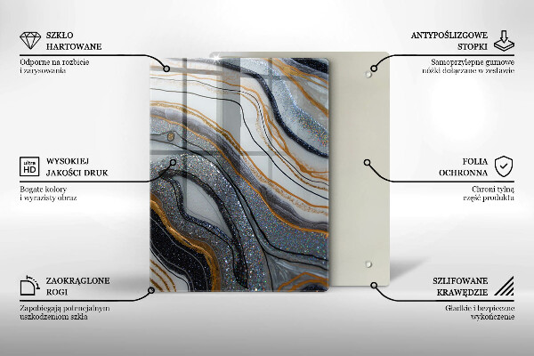 Glasskärbräda Saftiga citroner