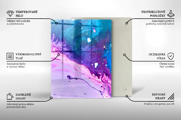 Glasskärbräda Gröna frukter och grönsaker