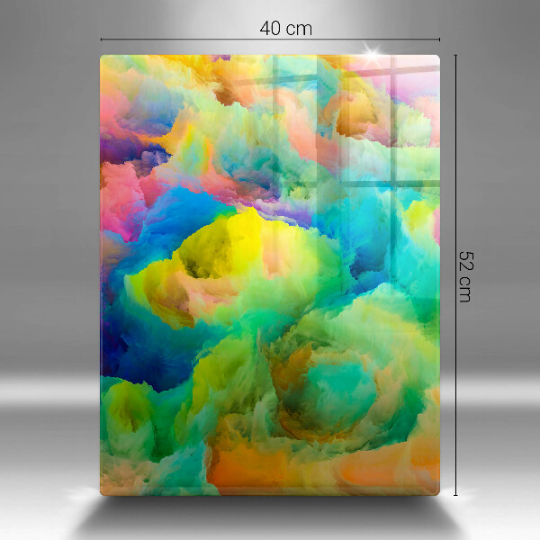 Glasskärbräda Färgglad abstraktion