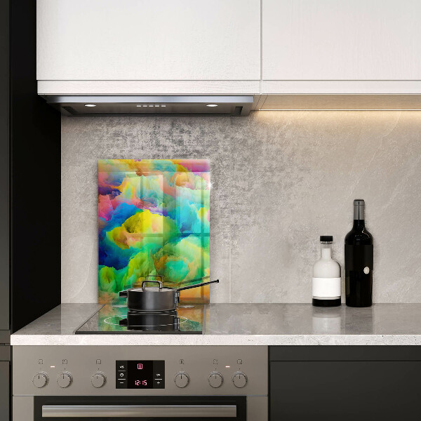 Glasskärbräda Färgglad abstraktion