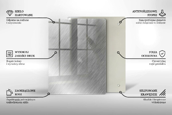 Glasskärbräda Triangelmönster