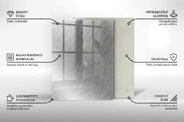Glasskärbräda Triangelmönster
