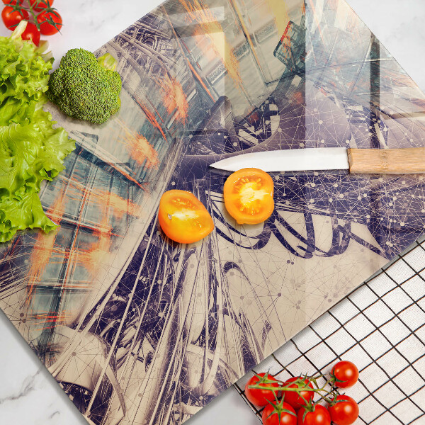 Glasskärbräda Modern komposition