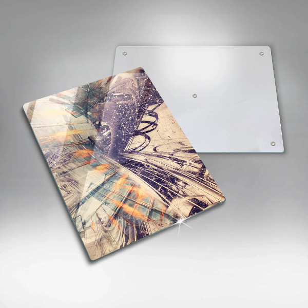 Glasskärbräda Modern komposition