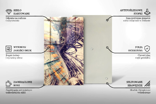 Glasskärbräda Modern komposition