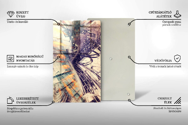 Glasskärbräda Modern komposition