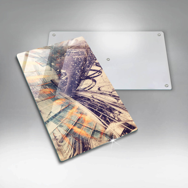 Glasskärbräda Modern komposition