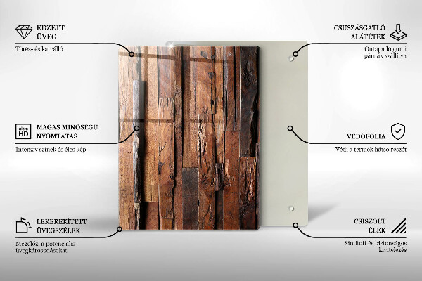 Glasskärbräda Geometriska trianglar