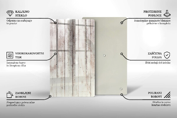 Glasskärbräda Gamla träskivor