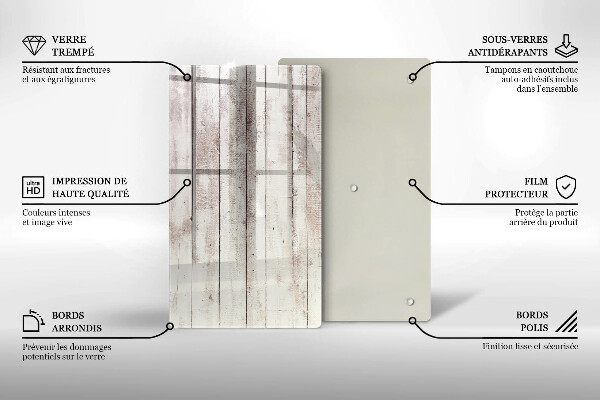 Glasskärbräda Gamla träskivor