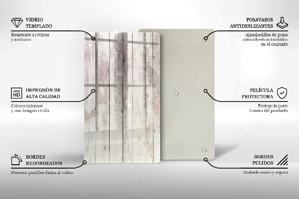 Glasskärbräda Gamla träskivor