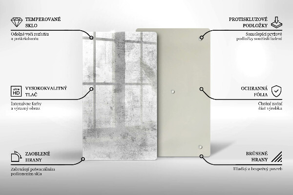 Glasskärbräda Betongstruktur