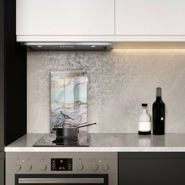 Glasskärbräda Pastell marmor