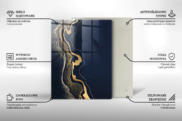 Glasskärbräda Trästruktur brädor