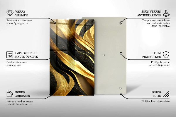 Glasskärbräda Elegant abstraktion