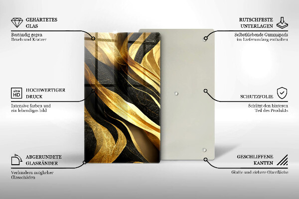 Glasskärbräda Elegant abstraktion