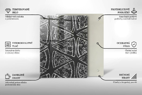 Glasskärbräda Elegant abstraktion