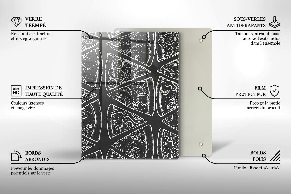 Glasskärbräda Elegant abstraktion
