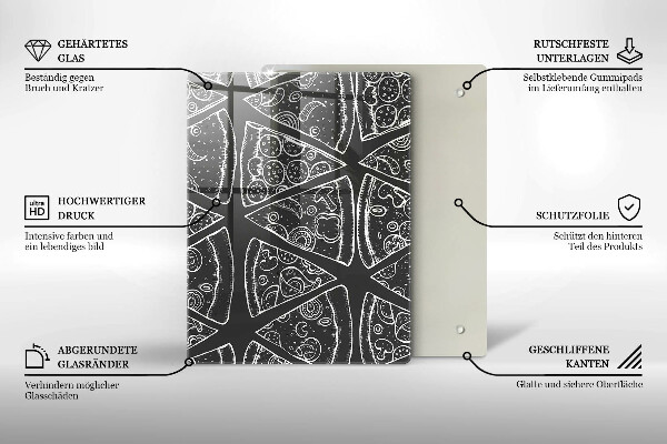 Glasskärbräda Elegant abstraktion