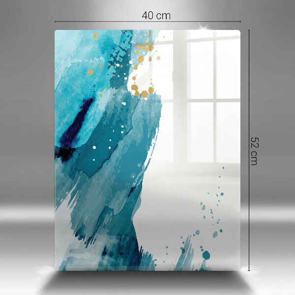 Glasskärbräda Blå fläckar