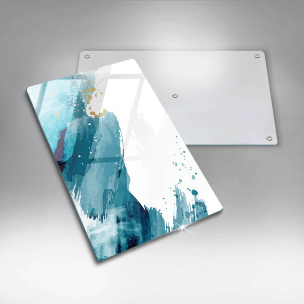 Glasskärbräda Blå fläckar